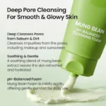 Mung Bean pH Balanced Cleansing Foam 80ml - Image 2