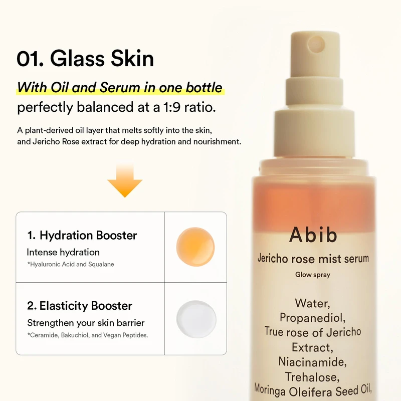 Second gallery image for Jericho Rose Mist Serum Glow Spray 100ml