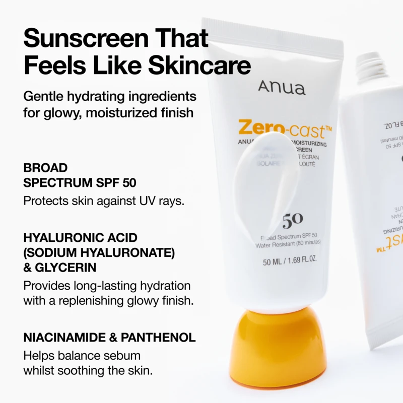 Second gallery image for Zero Cast Moisturizing Finish Sunscreen 50ml