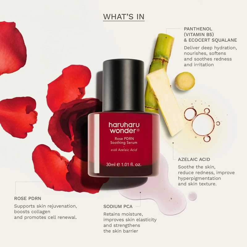 Second gallery image for Rose PDRN Soothing Serum With Azelaic Acid 30ml