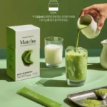 Super Water Jeju Matcha Pure Matcha 100 2g x 10 sticks - Image 2